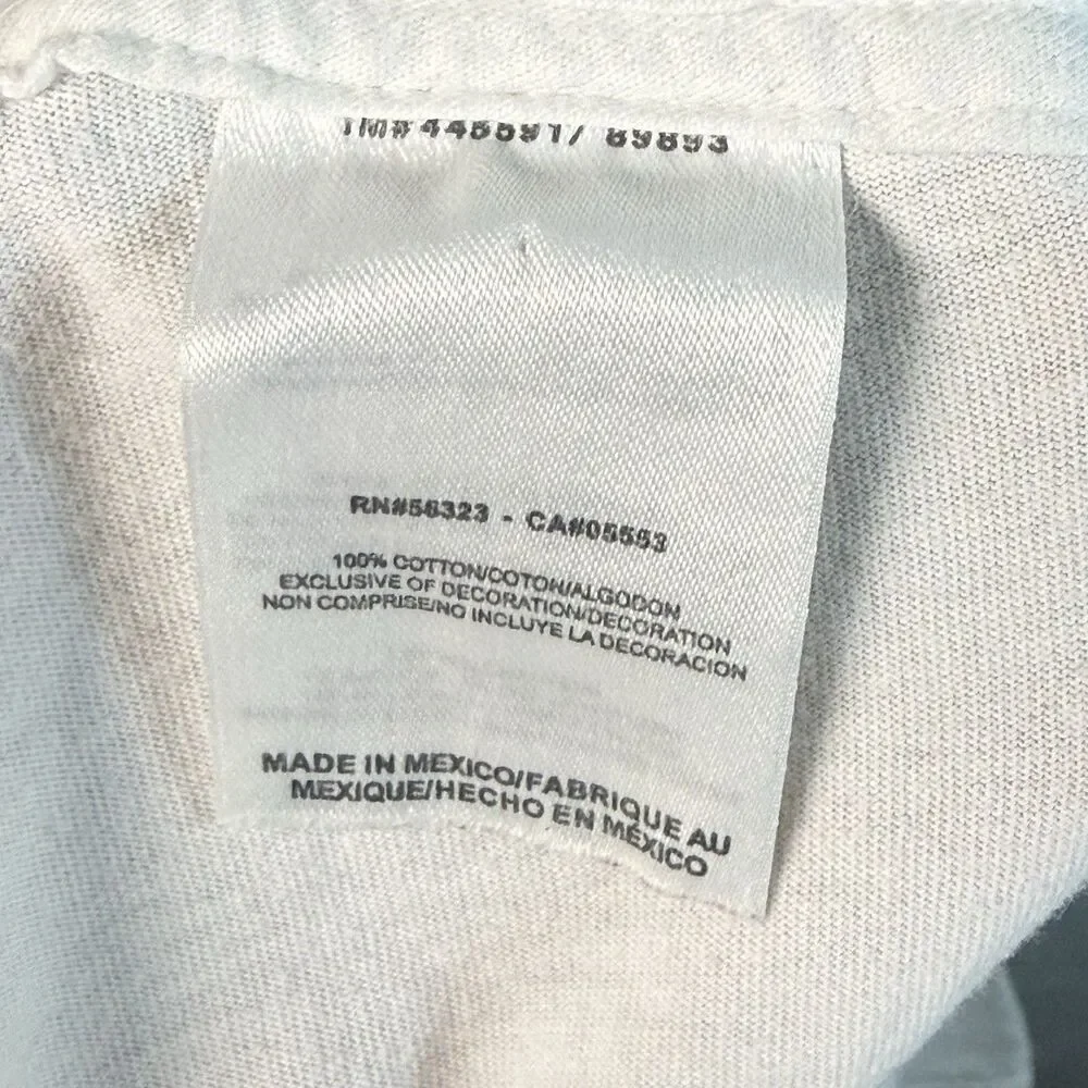 Jordan Jumpman Men’s Sz M White Graphic Sneaker Print T-Shirt Retro Shoe Art